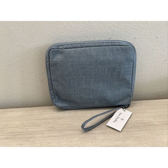 Vera Bradley Lighten Up Wipes Wipe Pouch Zen Gray Blue NWT - Picture 3 of 9